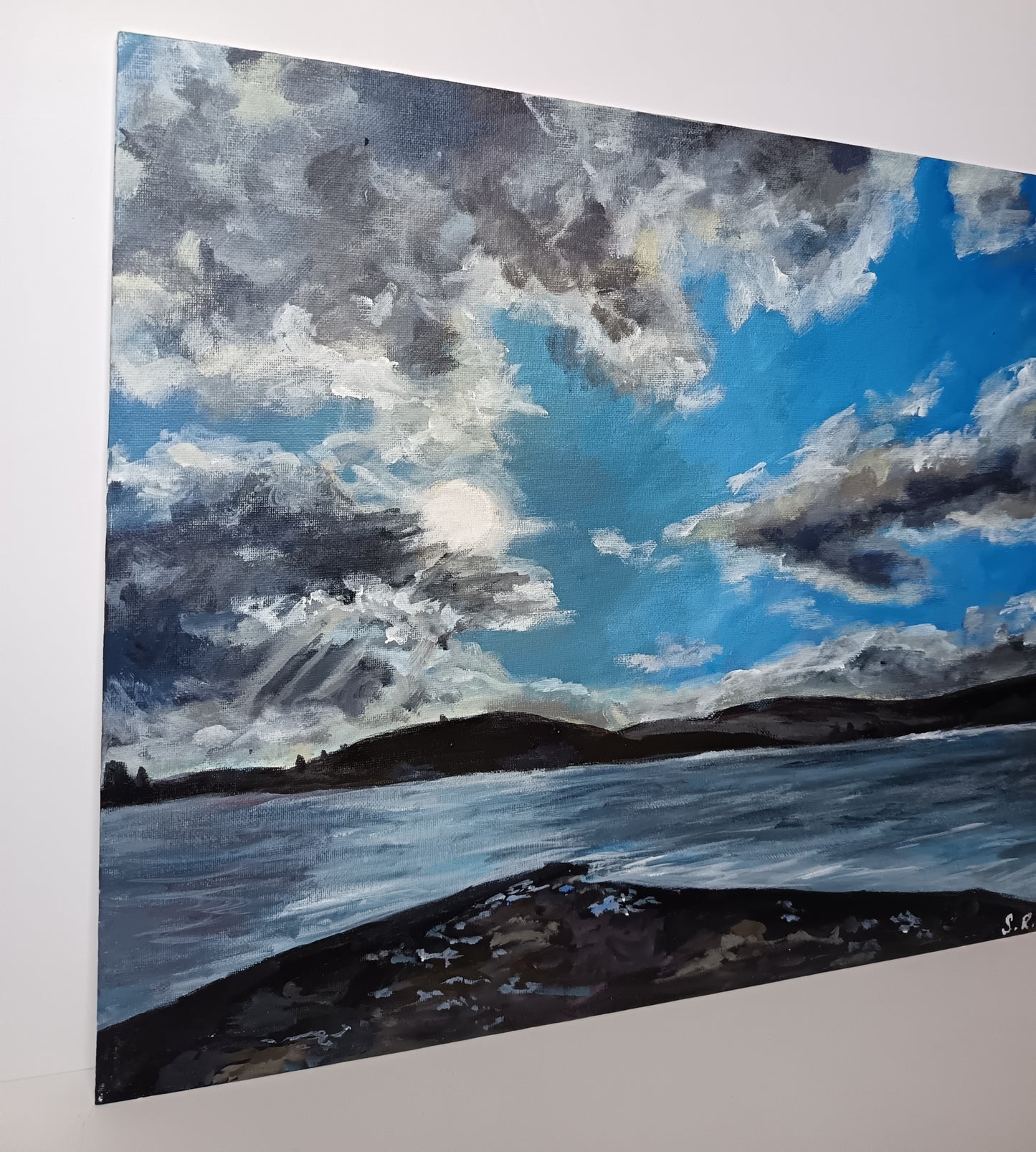Original "View from Kidston" painting 16" x 20"