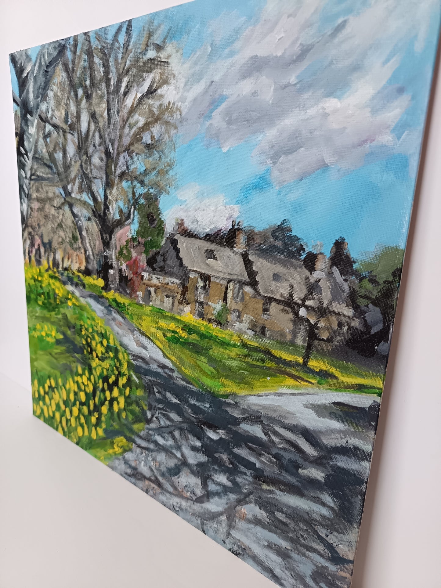 Original "Geilston Gardens in Spring" 16" x 16"