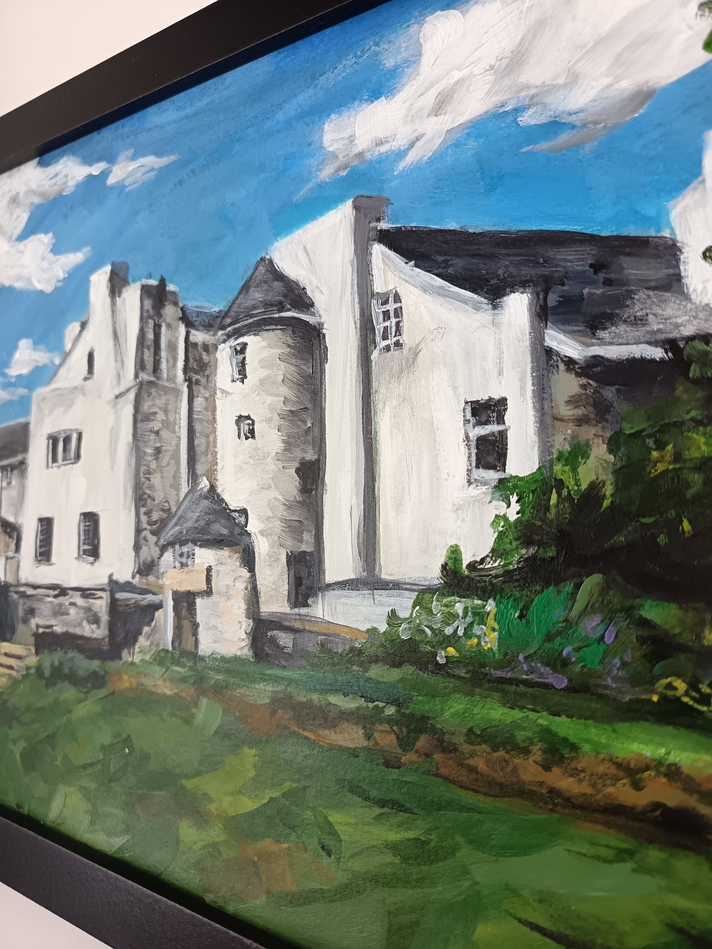 Original "Hill House, Helensburgh" framed painting 16" x 11"