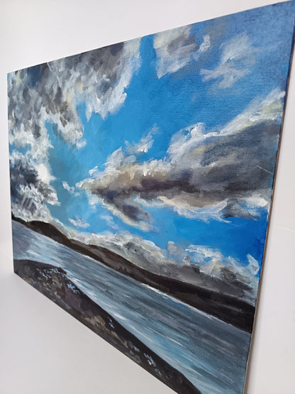 Original "View from Kidston" painting 16" x 20"