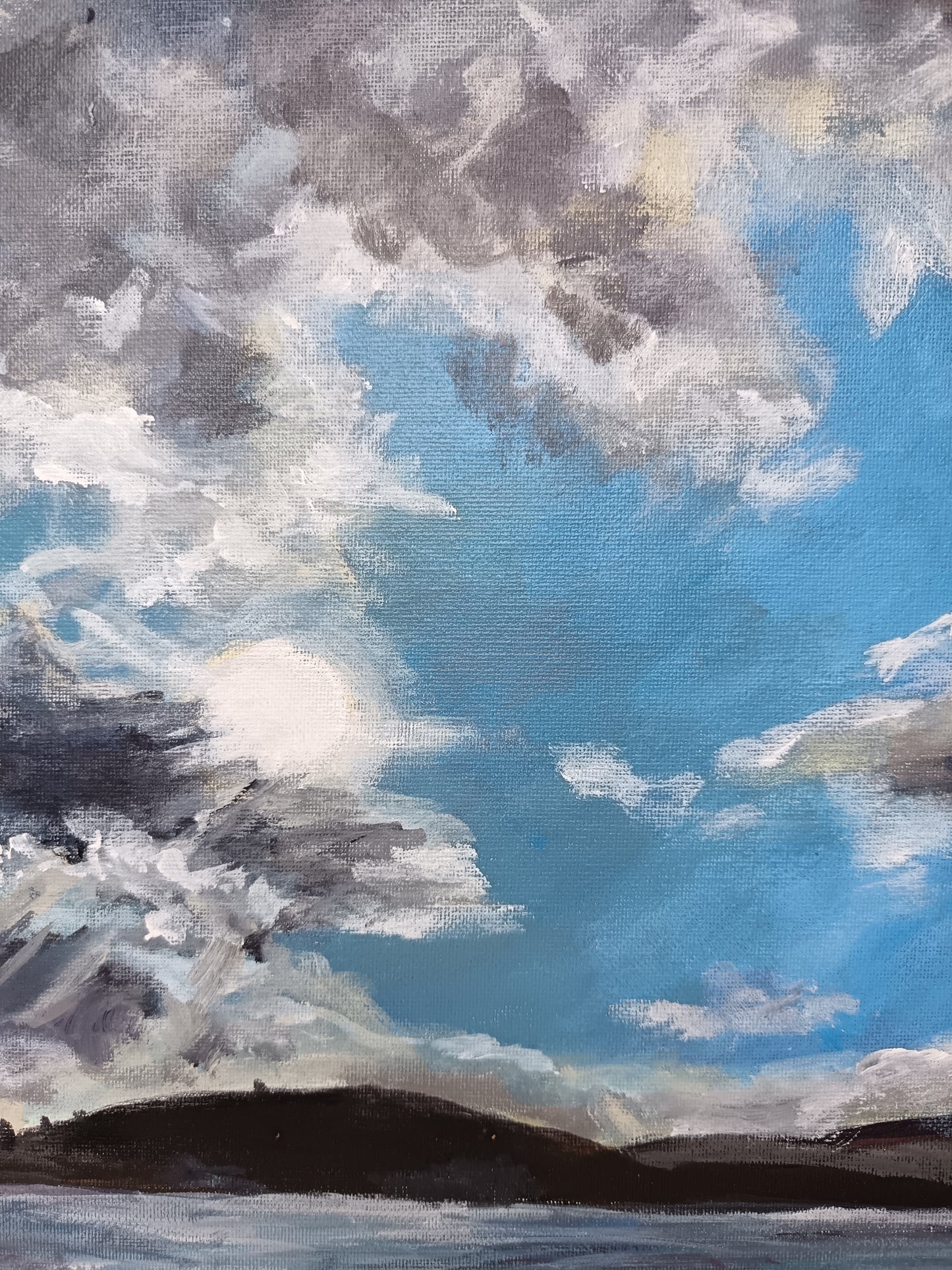Original "View from Kidston" painting 16" x 20"